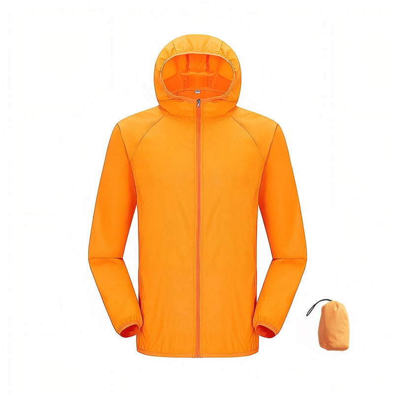 Waterproof Packable Rain Jacket Lightweight Unisex Hiking Windbreaker – product view 23 | Great Lakes Outdoor