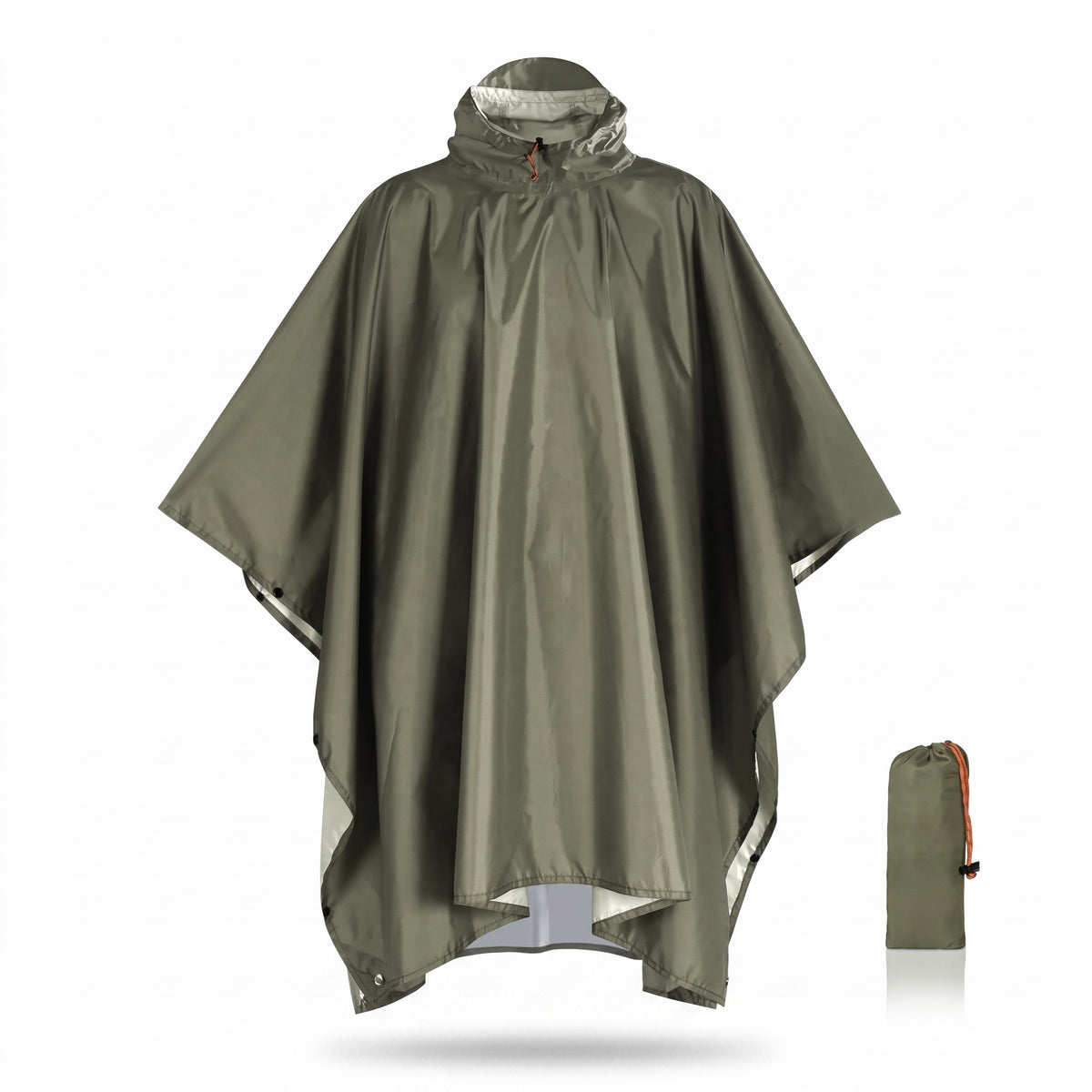 Waterproof Rain Poncho 3 In 1 Tarp Shelter Groundsheet Hooded Cape, product photo 1