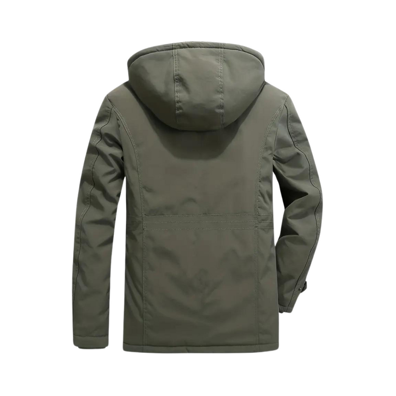 Waterproof Windproof Lined Outdoor Jacket Warm Winter Coat – product view 11 | Great Lakes Outdoor