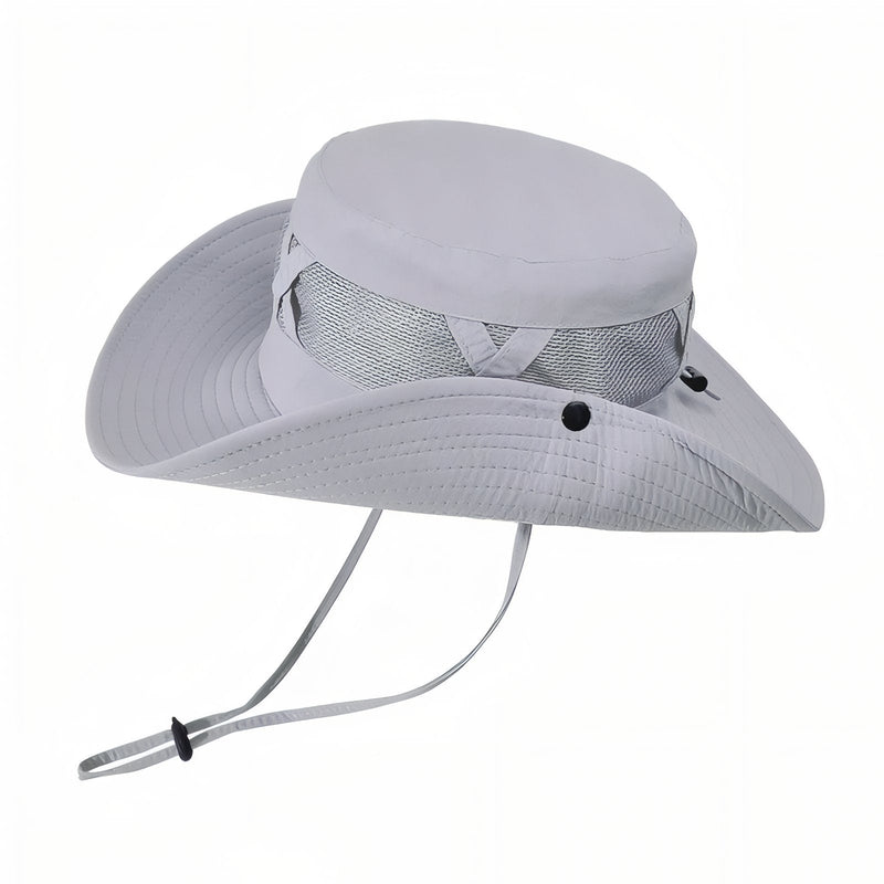 Wide Brim Hiking Hat Ventilated Sun Protection Trail Cap – product view 16 | Great Lakes Outdoor