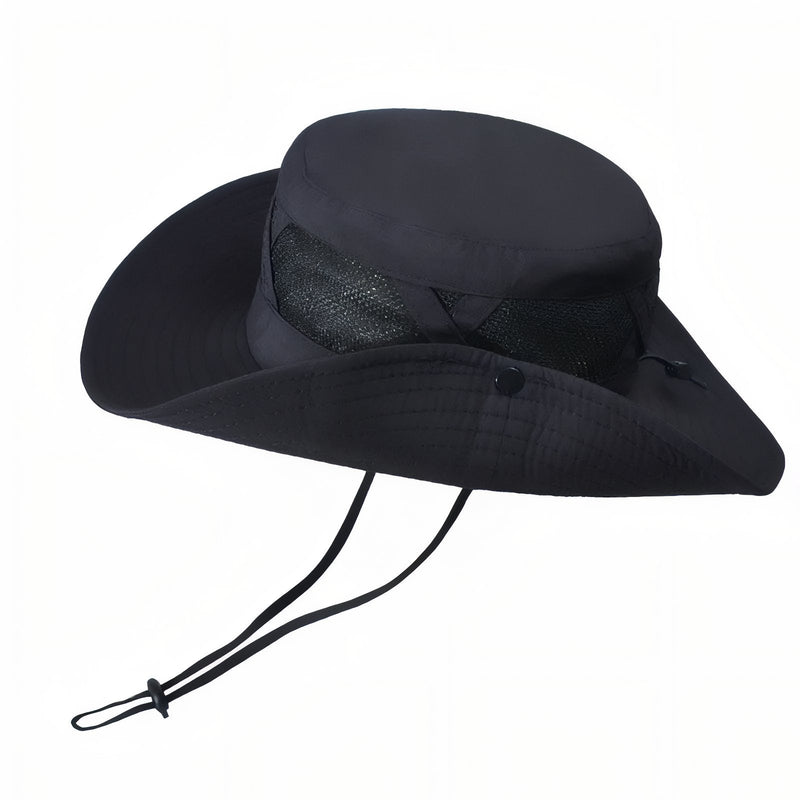 Wide Brim Hiking Hat Ventilated Sun Protection Trail Cap – product view 21 | Great Lakes Outdoor