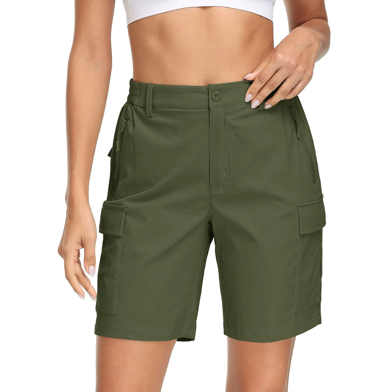 Women's Cargo Hiking Shorts Lightweight Quick-Dry Outdoor Trekking Shorts – product view 6 | Great Lakes Outdoor