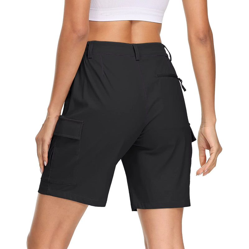 Women's Cargo Hiking Shorts Lightweight Quick-Dry Outdoor Trekking Shorts – product view 7 | Great Lakes Outdoor