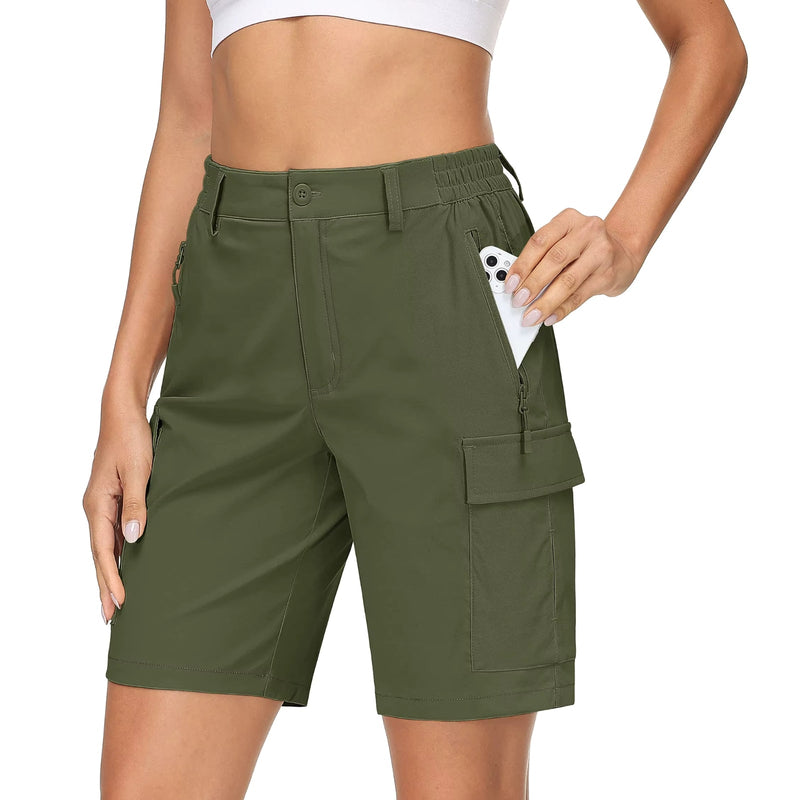 Women's Cargo Hiking Shorts Lightweight Quick-Dry Outdoor Trekking Shorts – product view 8 | Great Lakes Outdoor