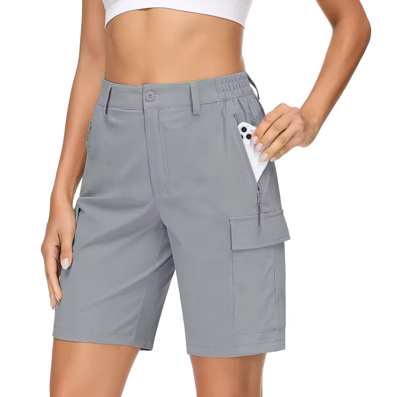 Women's Cargo Hiking Shorts Lightweight Quick-Dry Outdoor Trekking Shorts – product view 9 | Great Lakes Outdoor