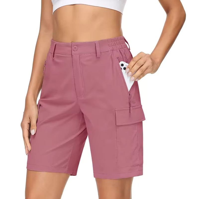 Women's Cargo Hiking Shorts Lightweight Quick-Dry Outdoor Trekking Shorts – product view 12 | Great Lakes Outdoor