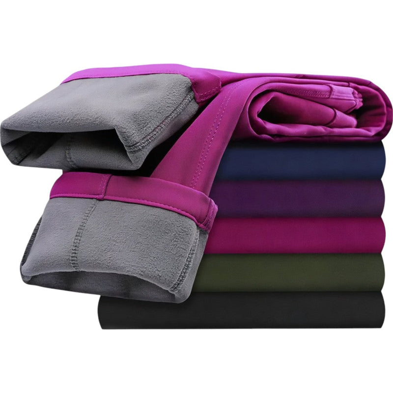 Women's Fleece Lined Hiking Pants Warm Windproof Outdoor Trousers – product view 7 | Great Lakes Outdoor