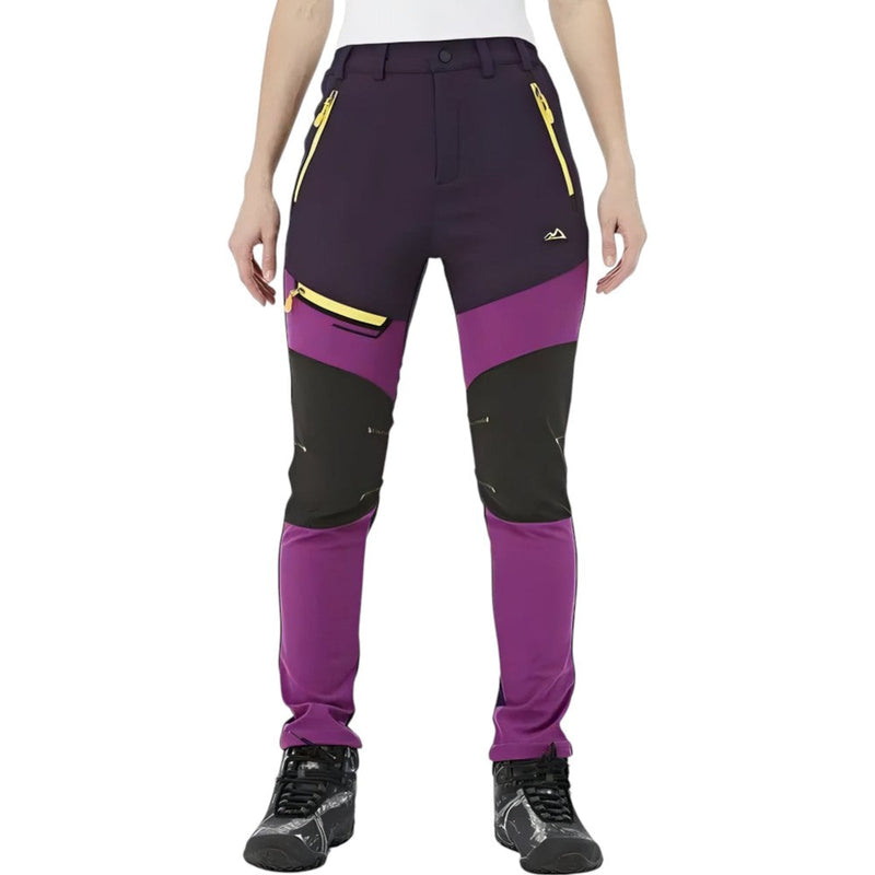 Women's Fleece Lined Hiking Pants Warm Windproof Outdoor Trousers – product view 8 | Great Lakes Outdoor