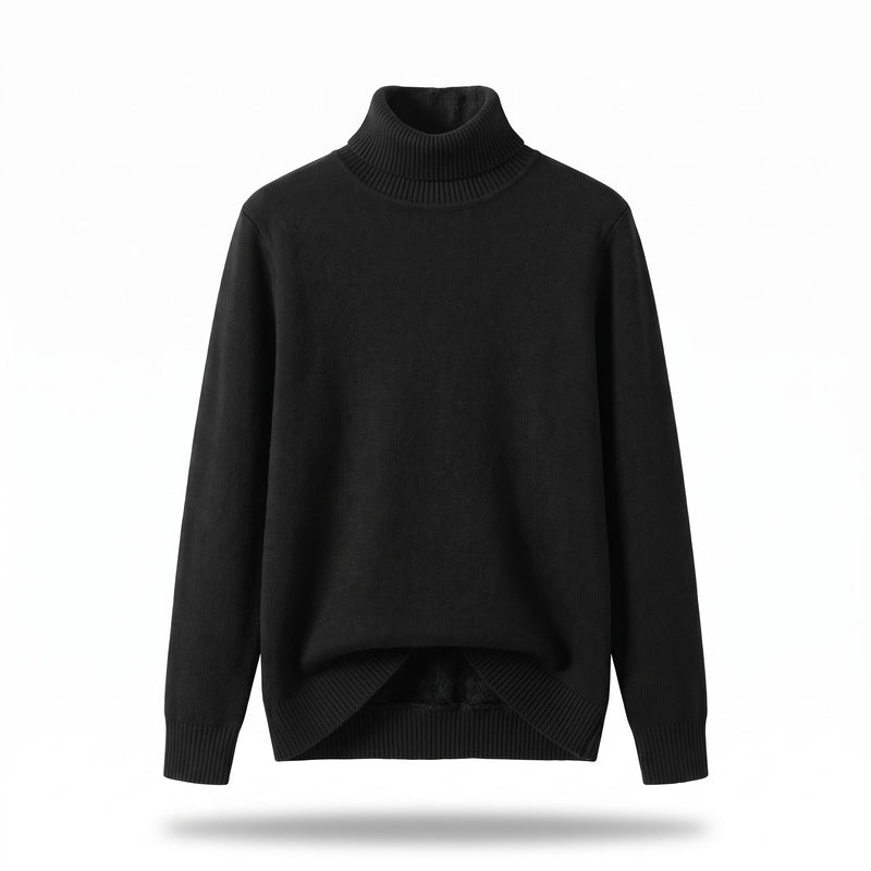 Women's High Neck Sweater Viscose Blend Soft Warm Knit Pullover, product photo 11