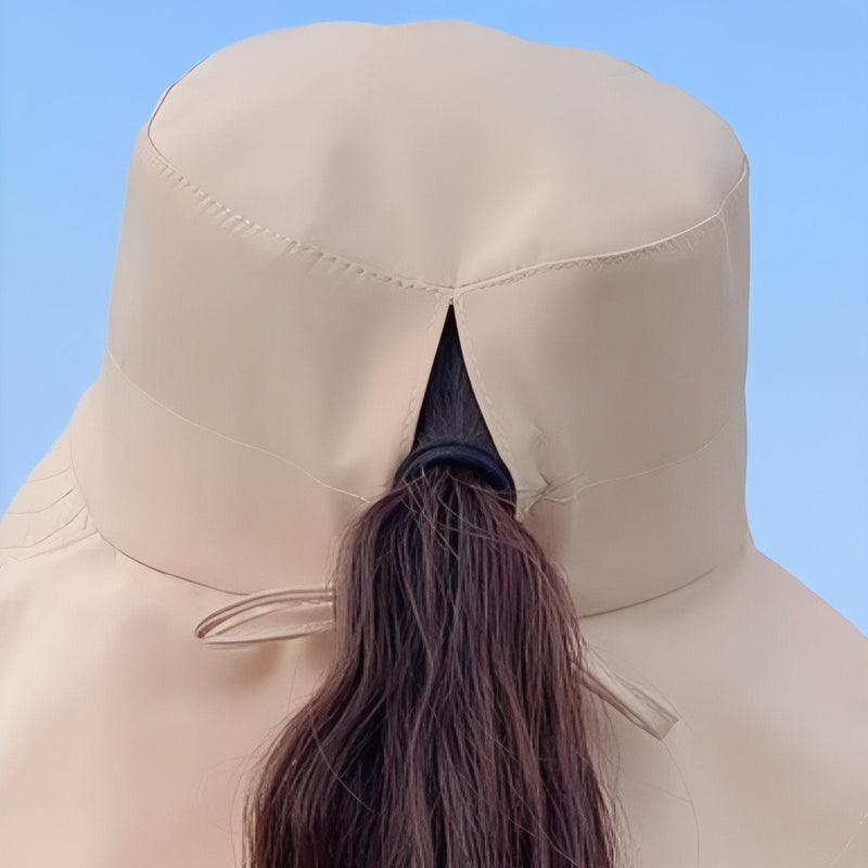 Women's Hiking Sun Hat Wide Brim Neck Protection Cap – product view 7 | Great Lakes Outdoor