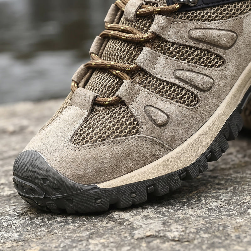 Women’s Lightweight Hiking Shoes Durable Lace Up Trail Walking, product photo 4
