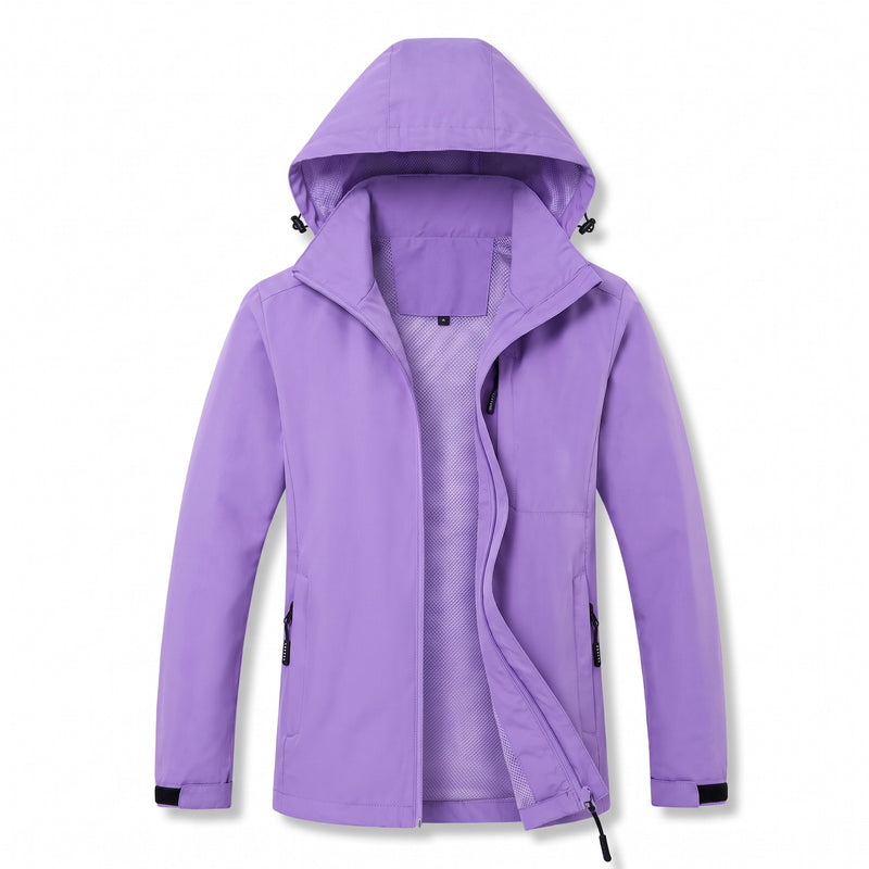 Women's Outdoor Sport Jacket Detachable Hood Single Layer Zip, product photo 10