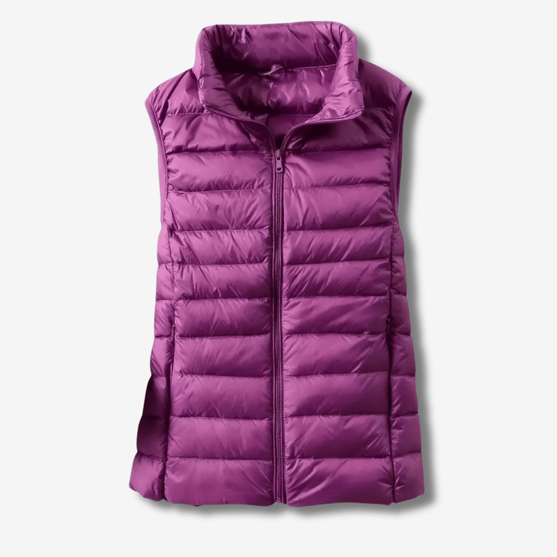 Women's Packable Down Vest Lightweight Warm Outdoor Layer – product view 8 | Great Lakes Outdoor