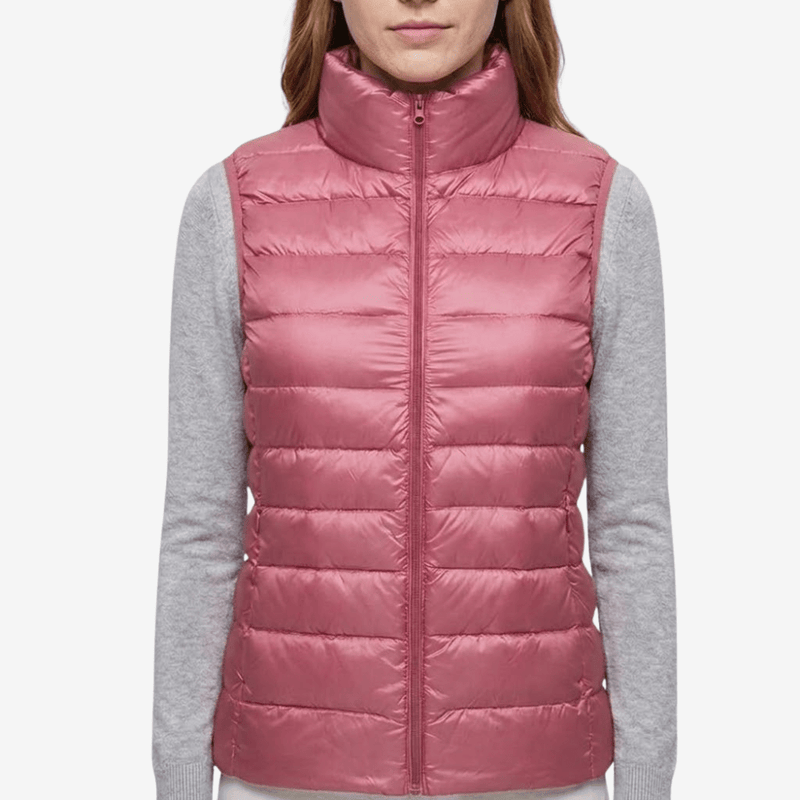 Women's Packable Down Vest Lightweight Warm Outdoor Layer – product view 21 | Great Lakes Outdoor