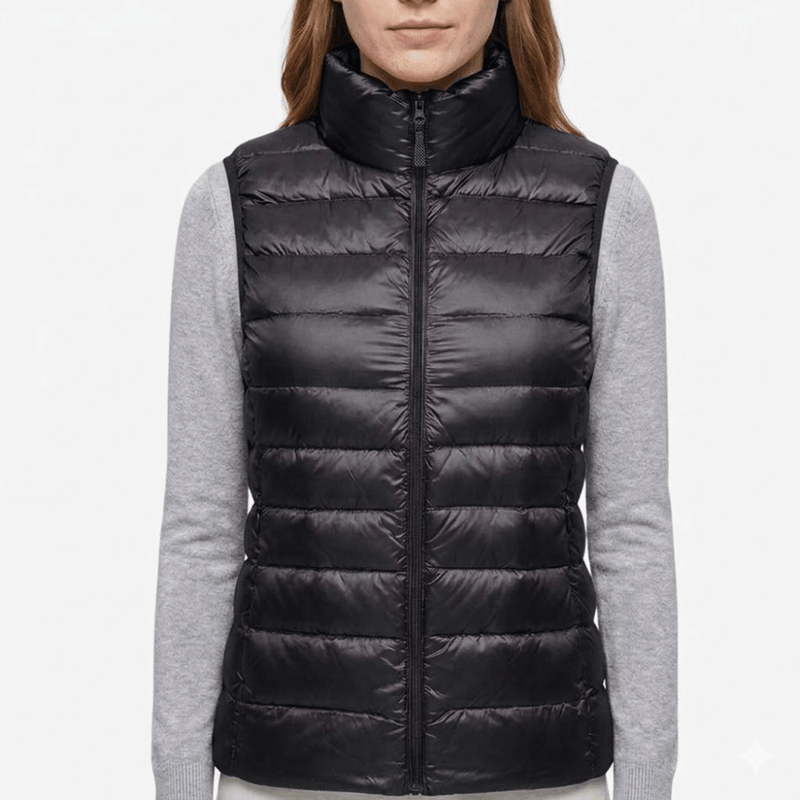 Women's Packable Down Vest Lightweight Warm Outdoor Layer – product view 22 | Great Lakes Outdoor