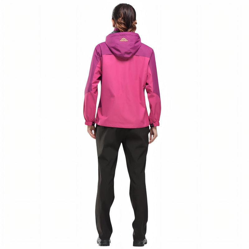 Women's Waterproof Hiking Jacket Breathable Windproof Outdoor Shell – product view 15 | Great Lakes Outdoor