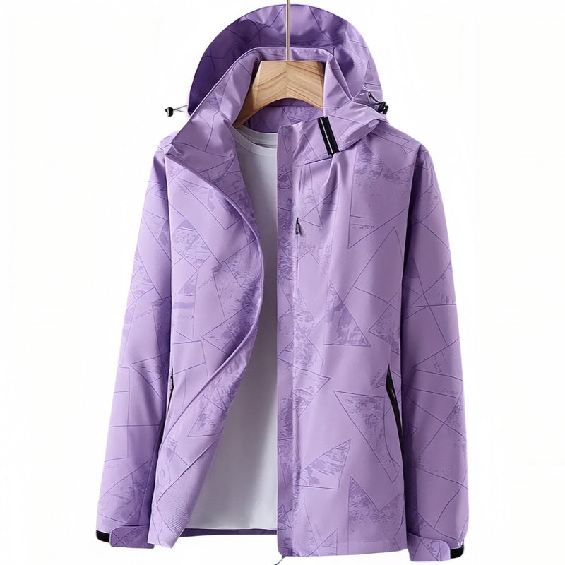 Women's Waterproof Hiking Jacket Windproof Outdoor Trail Shell – product view 16 | Great Lakes Outdoor