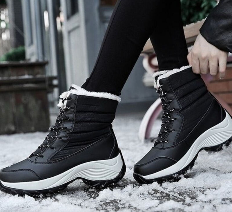 Women's Waterproof Snow Boots Cozy Slip-Resistant Winter Shoes – product view 4 | Great Lakes Outdoor