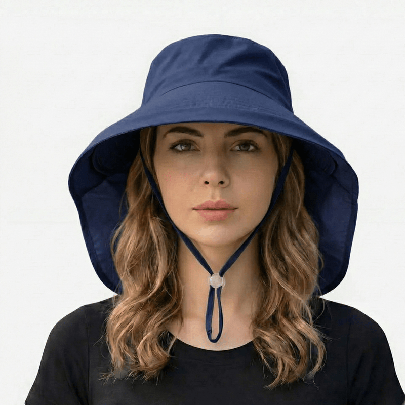 Women's Wide Brim Sun Hat Breathable UV Protection Outdoor Cap – product view 2 | Great Lakes Outdoor