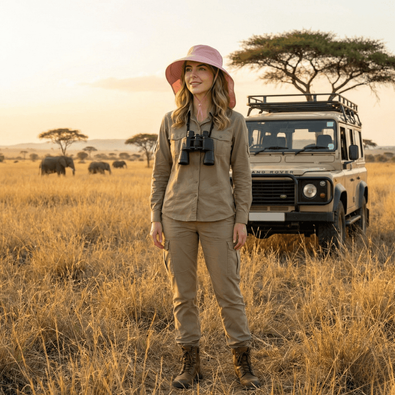 Women's Wide Brim Sun Hat Breathable UV Protection Outdoor Cap – product view 4 | Great Lakes Outdoor
