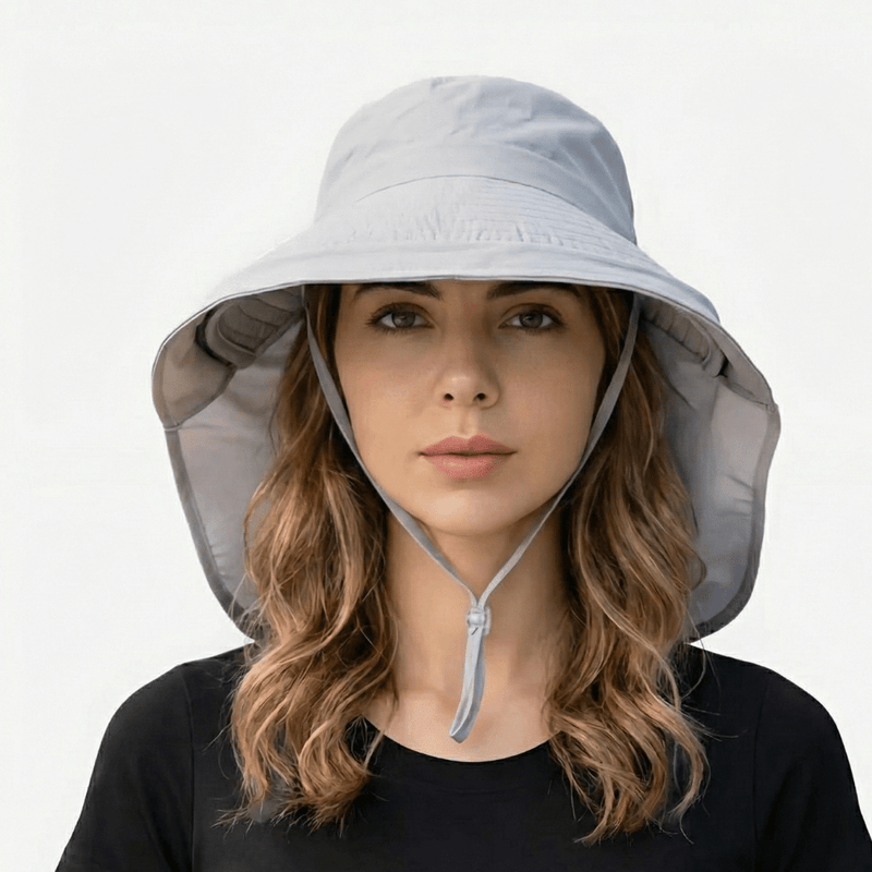 Women's Wide Brim Sun Hat Breathable UV Protection Outdoor Cap – product view 7 | Great Lakes Outdoor