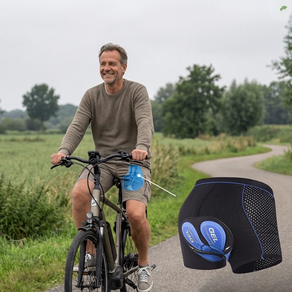 Gel Padded Cycling Shorts Unisex Breathable Bike Underwear