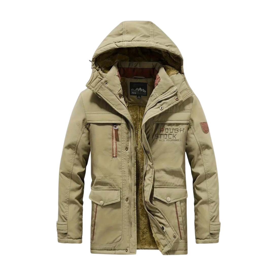Waterproof Windproof Lined Outdoor Jacket Warm Winter Coat