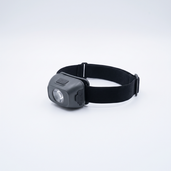 Rechargeable LED Headlamp – 90° Tilt, Waterproof