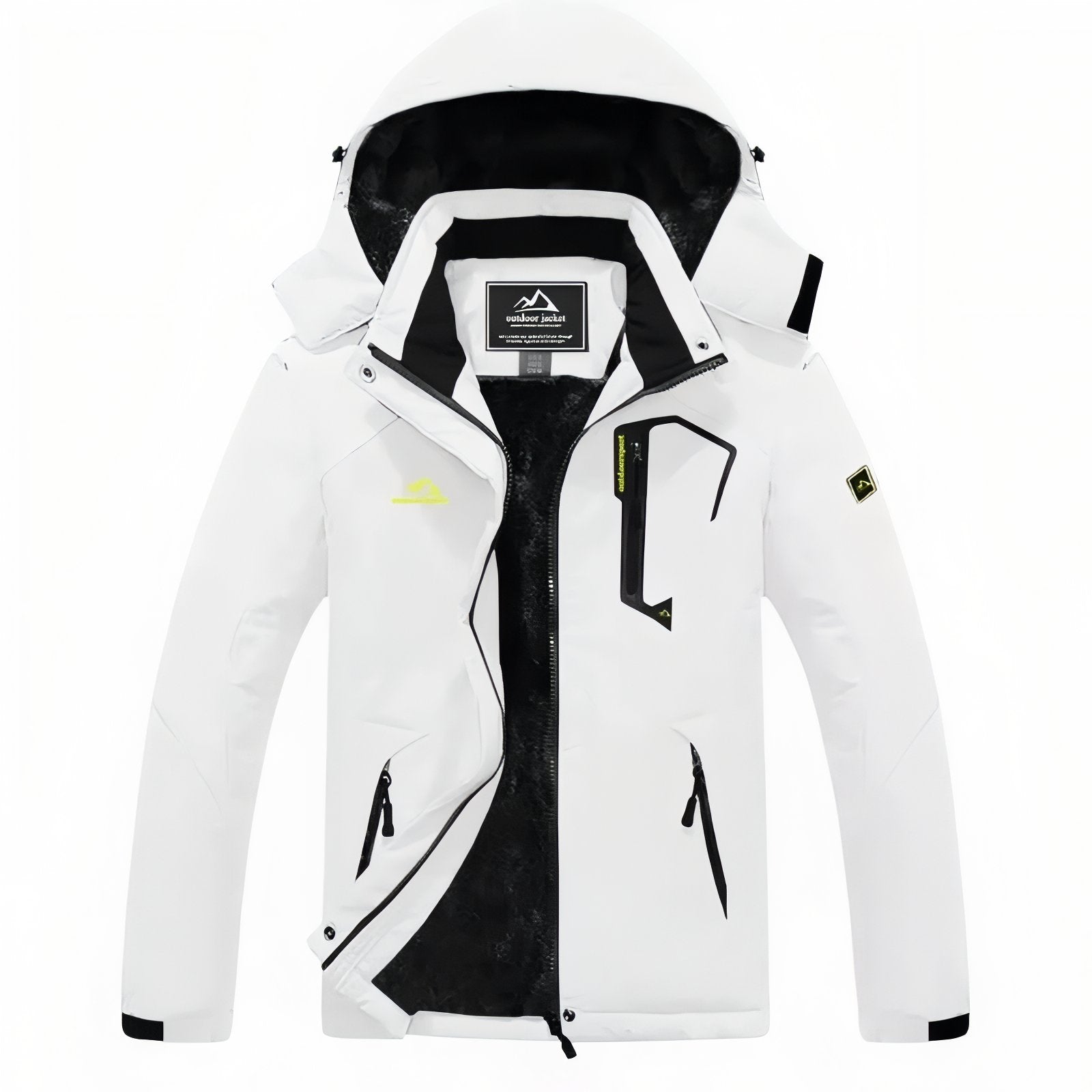 Men's Winter Hiking Jacket Waterproof Fleece Lined Trekking Coat