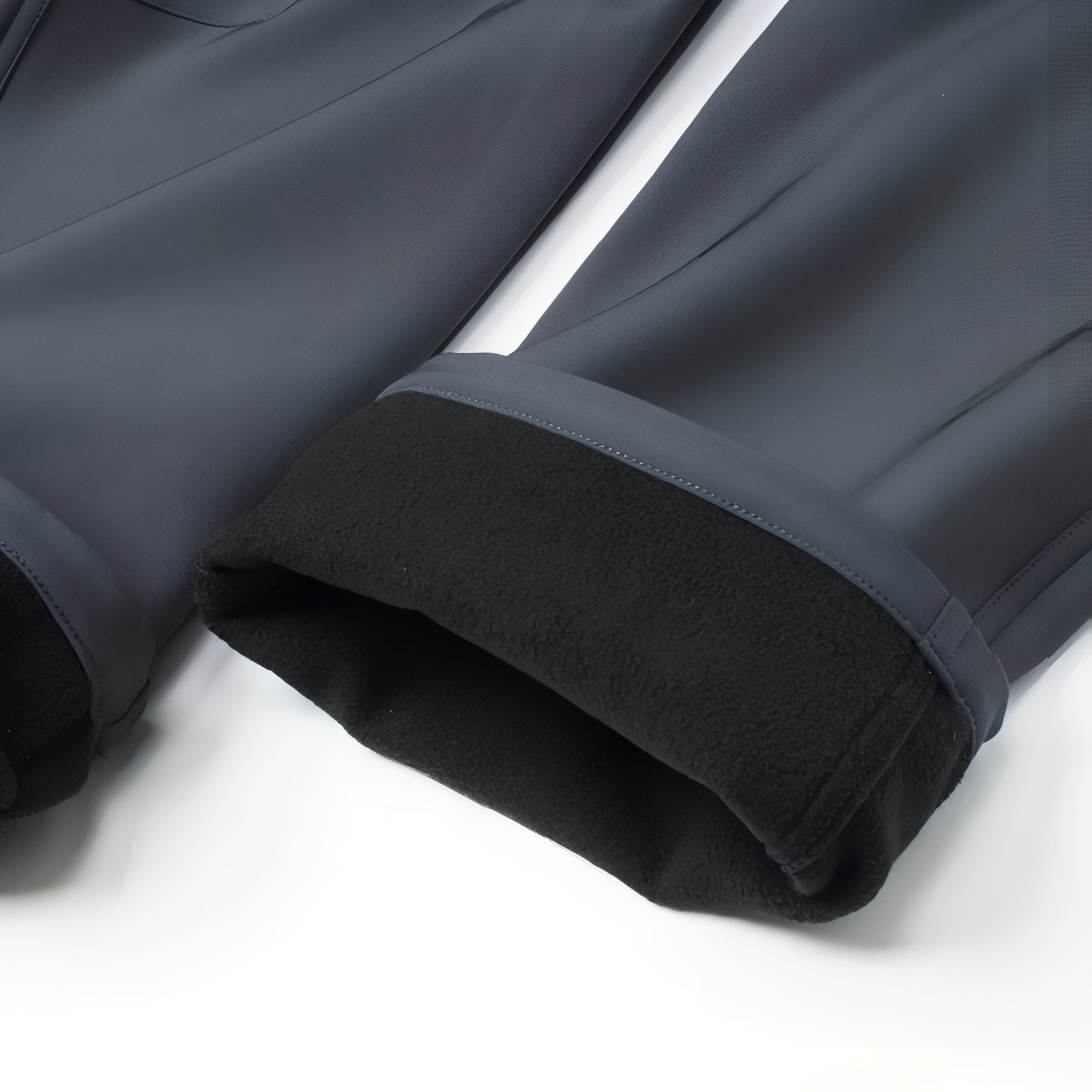 Men's Fleece Lined Hiking Pants Waterproof Thermal Trail Trousers