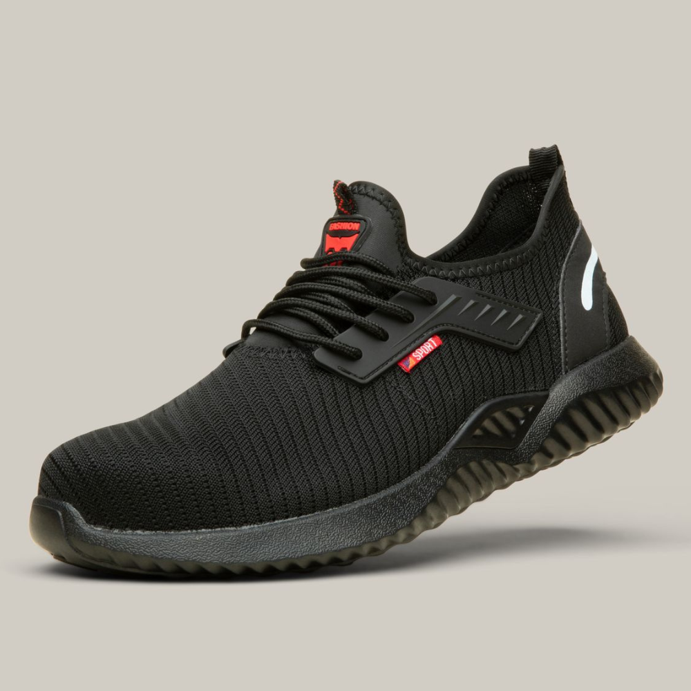Lightweight Safety Work Shoes Breathable Steel Toe Outdoor Sneakers
