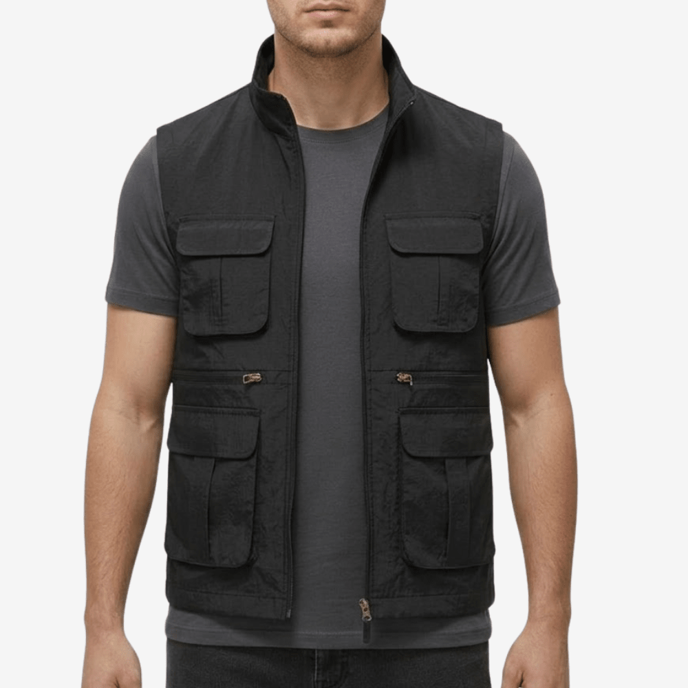 Lightweight Multi-Pocket Travel Vest Quick-Dry Outdoor Hiking Gilet