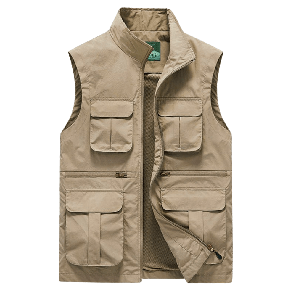Lightweight Multi-Pocket Travel Vest Quick-Dry Outdoor Hiking Gilet