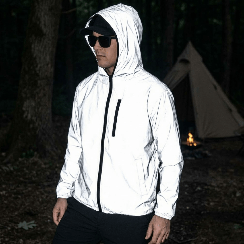Waterproof Reflective Outdoor Jacket Unisex Hiking and Cycling Shell