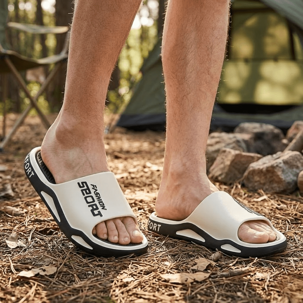 Men's Non-Slip Slides Lightweight Waterproof Outdoor Sandals