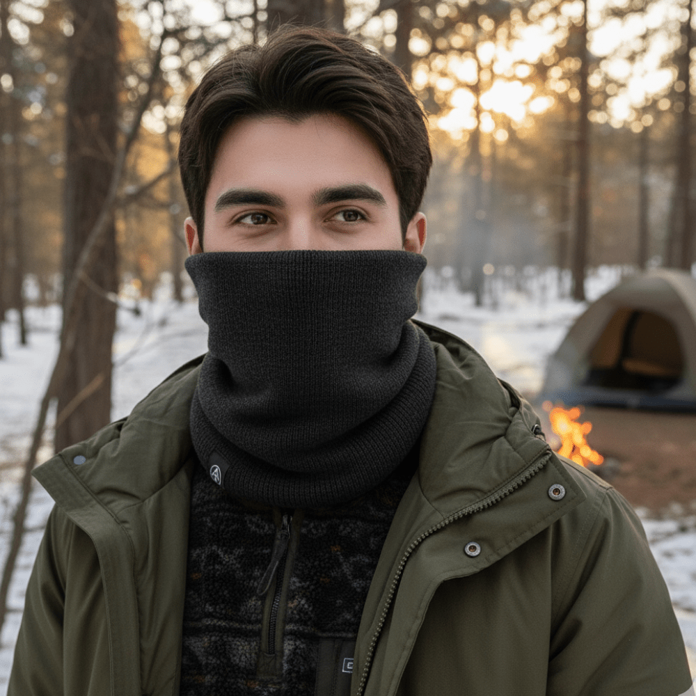 Thermal Knitted Neck Warmer Cold Weather Outdoor Balaclava
