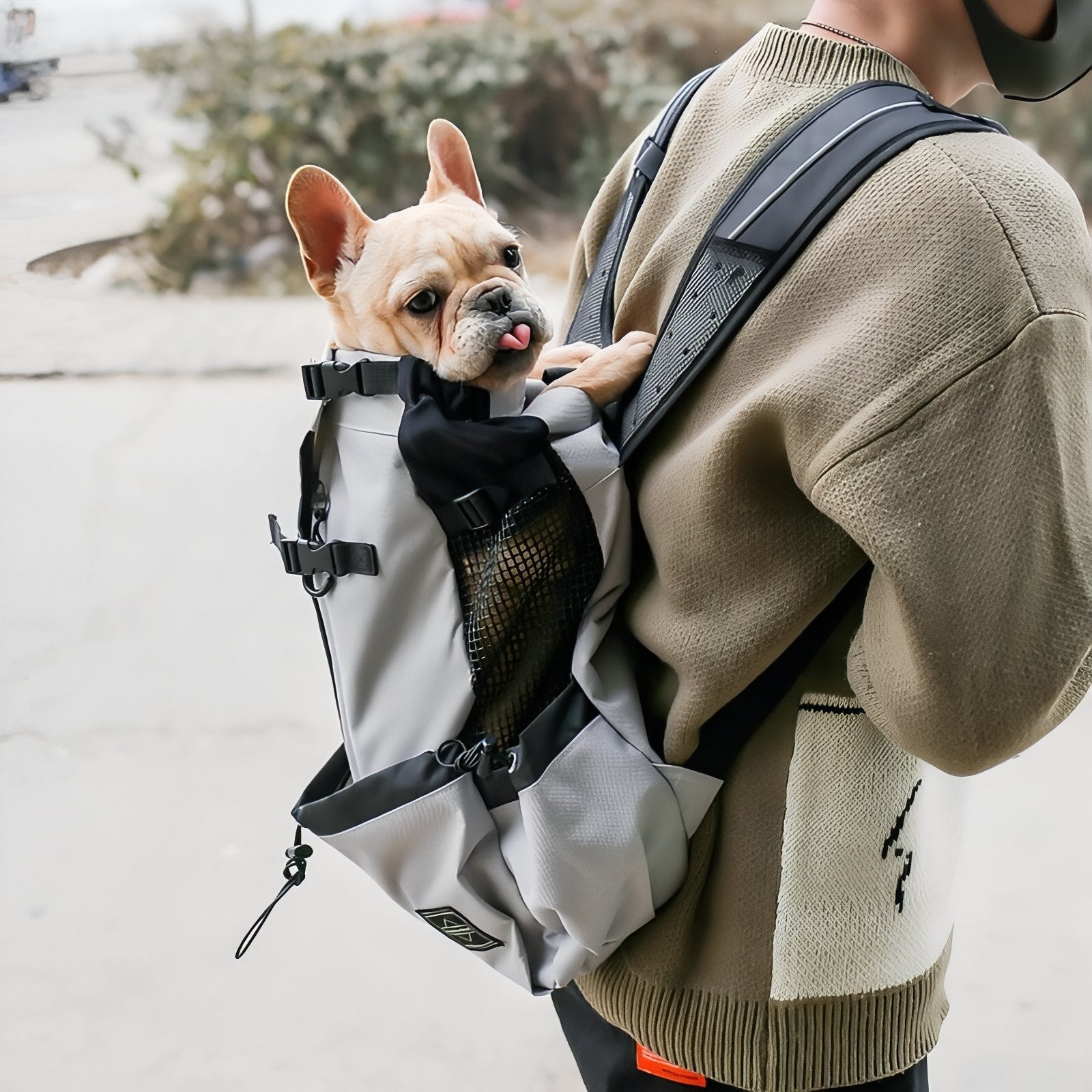 Dog Carrier Backpack Breathable Outdoor Hiking Pet Travel Bag