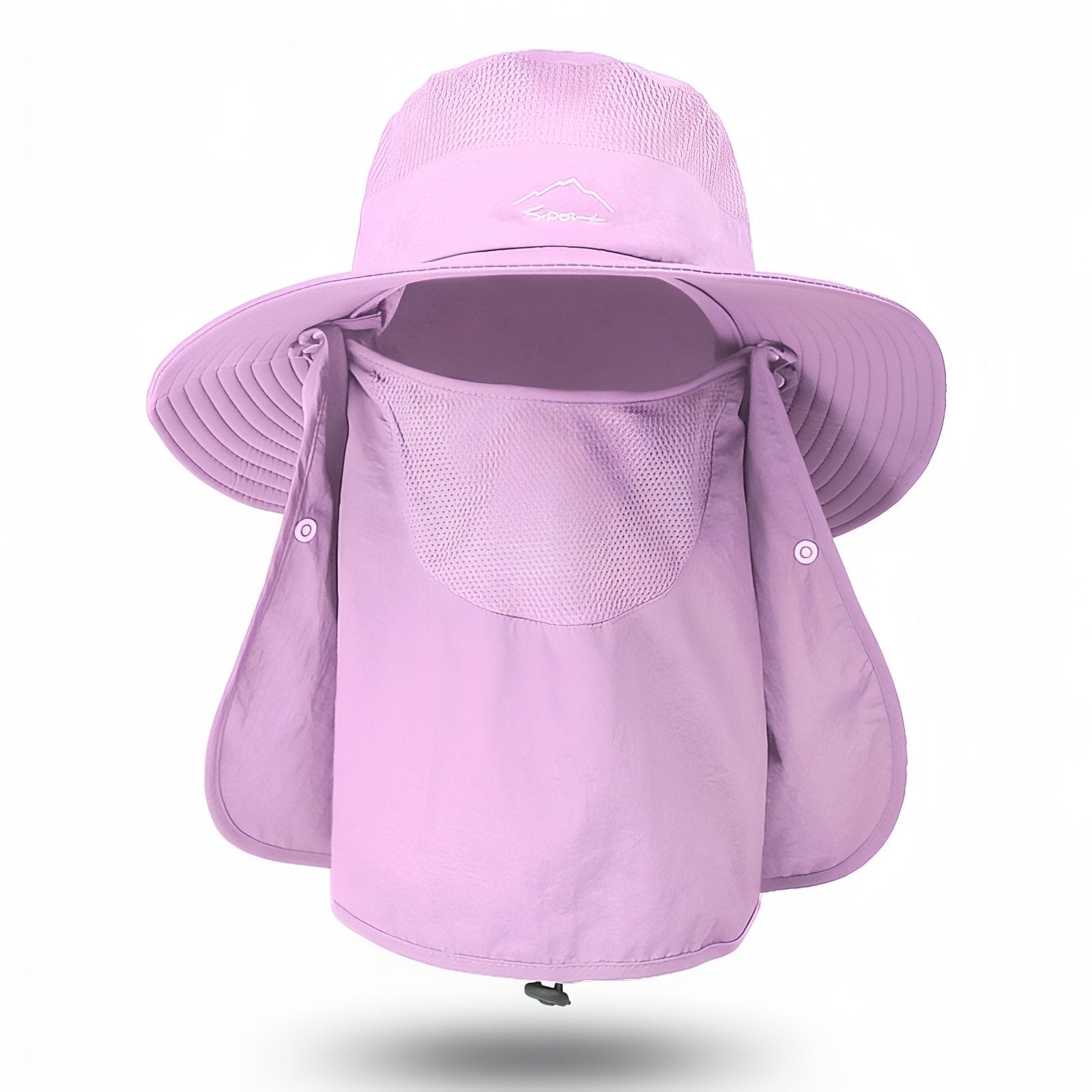 UV Protection Hiking Hat Wide Brim Neck Flap Sun Cap