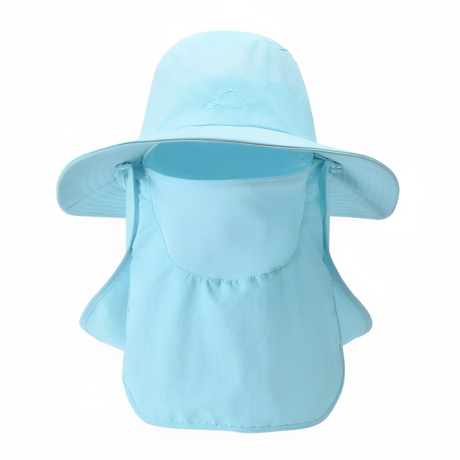 UV Protection Hiking Hat Wide Brim Neck Flap Sun Cap