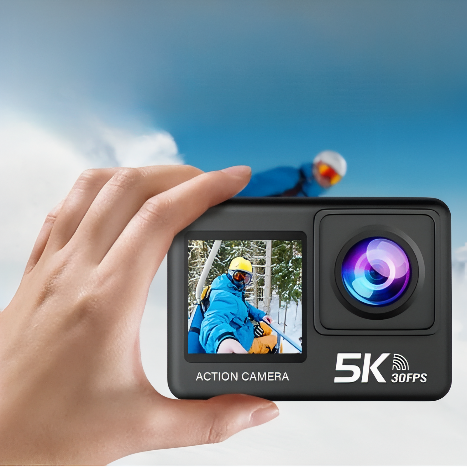 5K Action Camera Waterproof Hiking and Outdoor Video Recorder