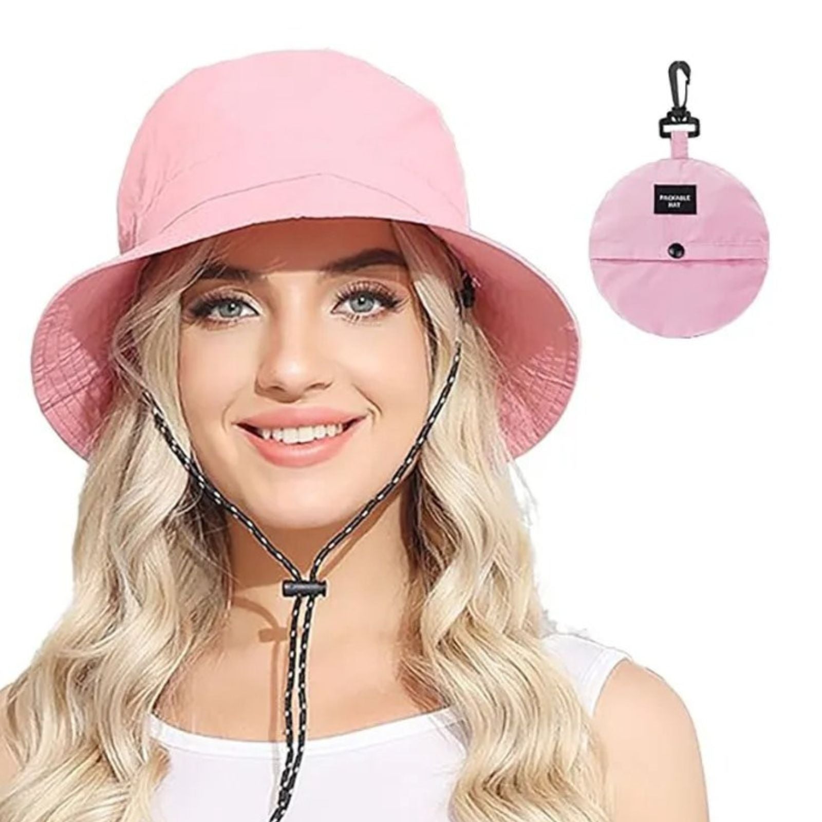 Women's Summer Hiking Hat Wide Brim Sun Protection Cap
