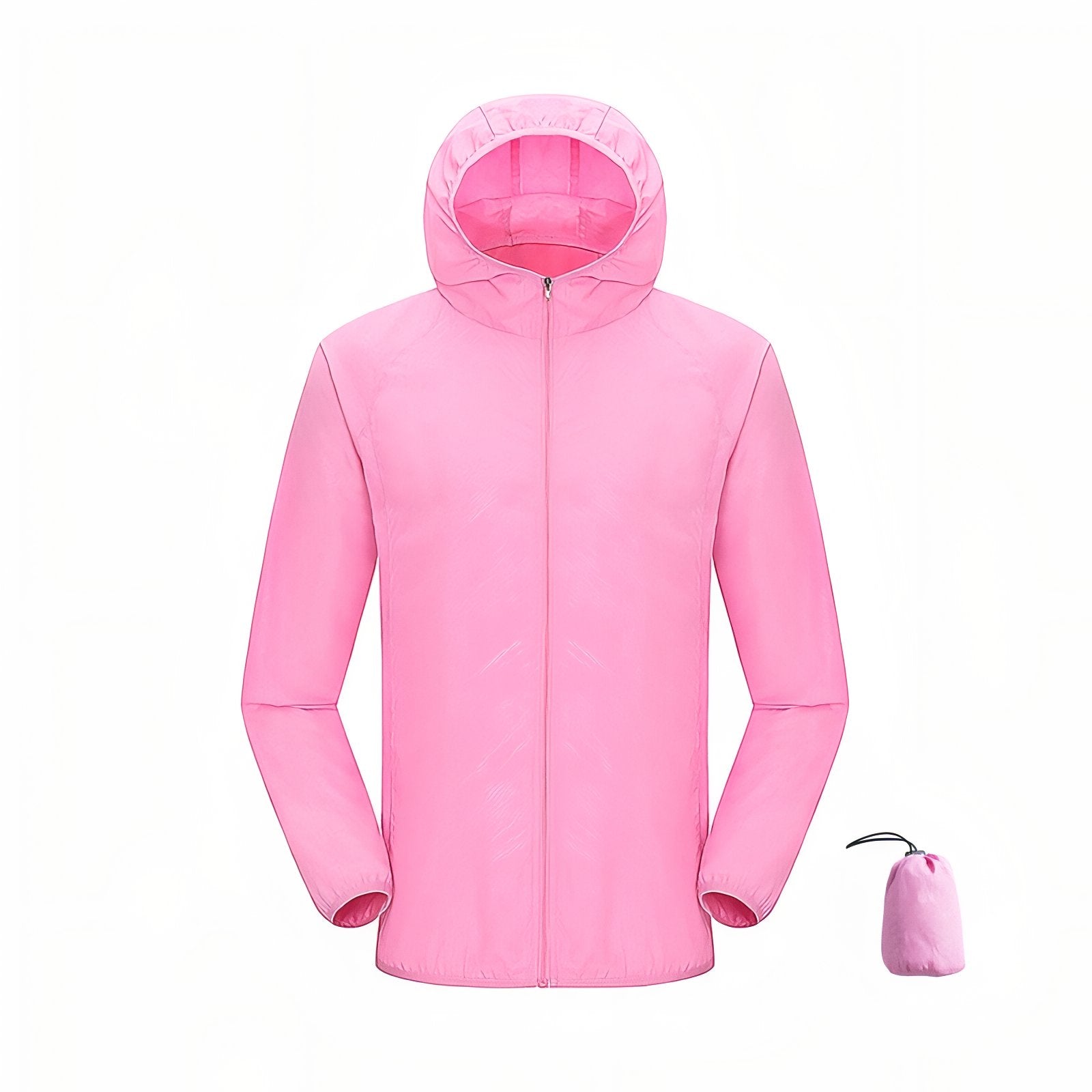 Waterproof Packable Rain Jacket Lightweight Unisex Hiking Windbreaker