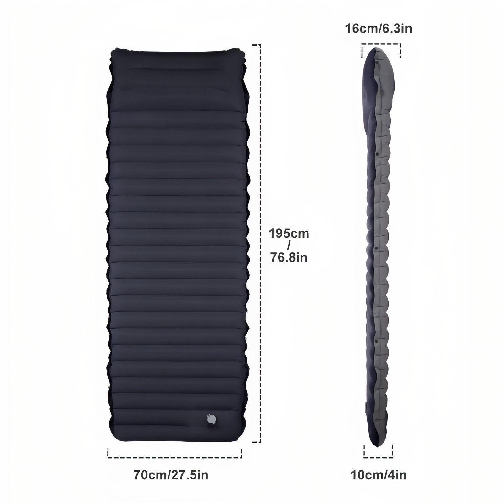 Inflatable Sleeping Pad Comfortable Lightweight Four Season Camping Mattress