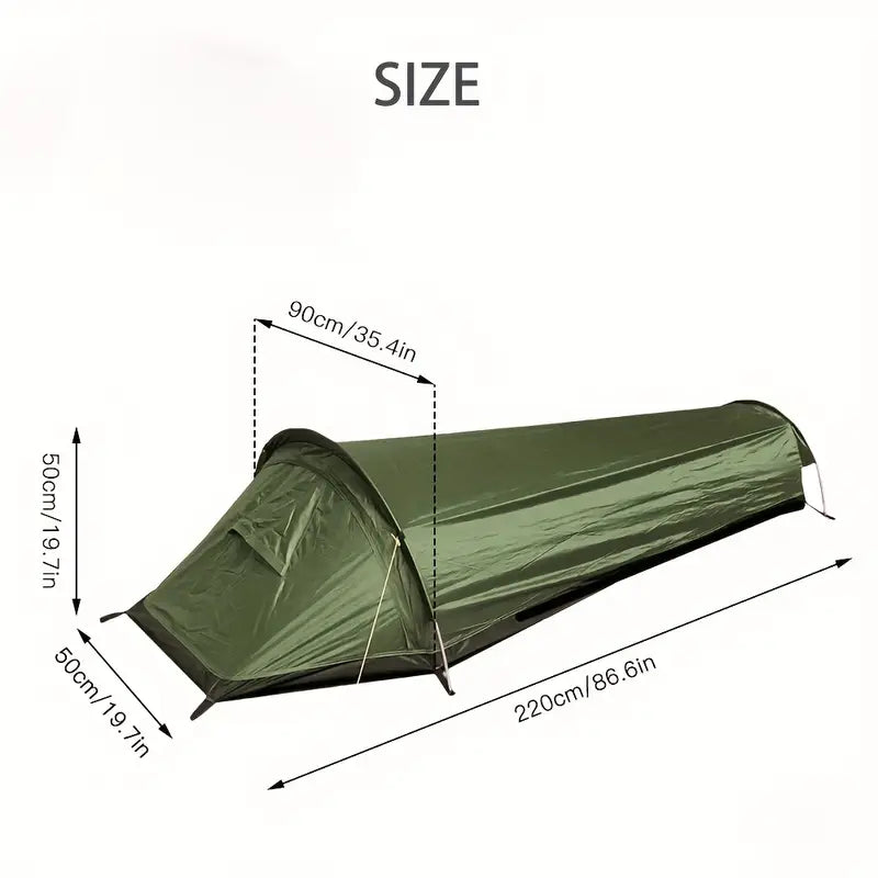 1 Person Camping Tent Lightweight Waterproof Compact Backpacking Tent – product view 8 | Great Lakes Outdoor