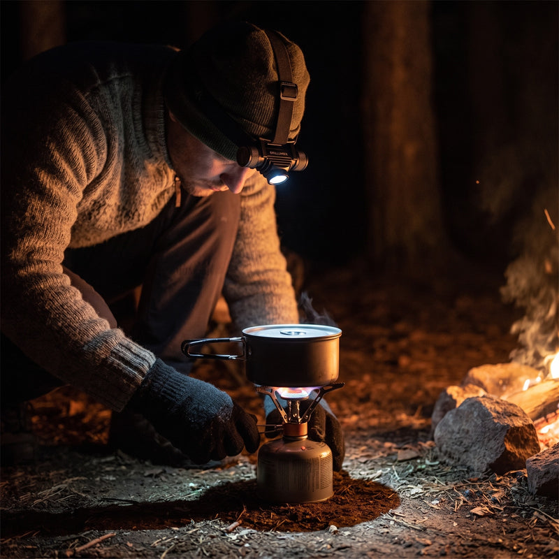 1000 Lumen LED Headlamp IPX6 Waterproof 8 Hour Rechargeable Torch, product photo 5