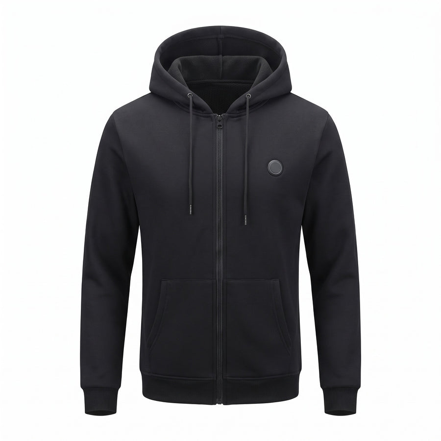 11 Zone Heated Hoodie Digital Display 3 Heat Settings Unisex Pullover, product photo 1