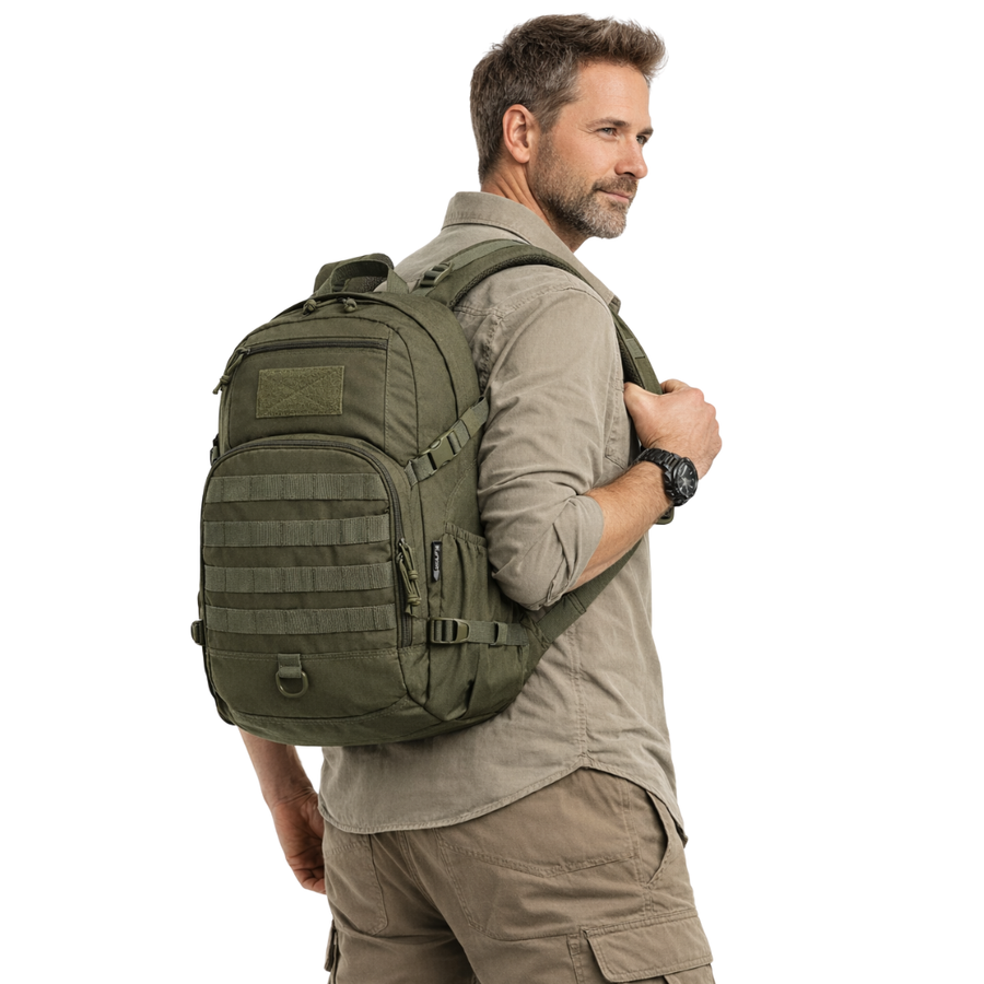 25L Tactical Backpack MOLLE Water Resistant Hiking Daypack – product view 2 | Great Lakes Outdoor