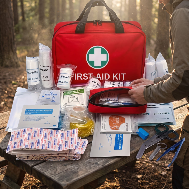 260 Piece First Aid Kit Portable Emergency Medical Trauma Bag, product photo 3