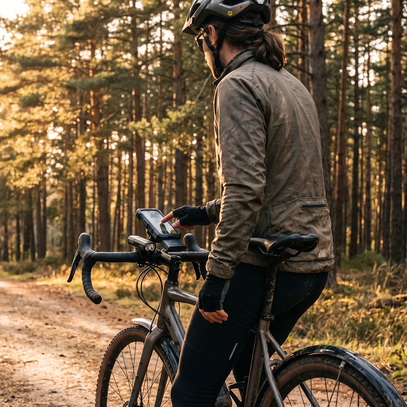 4-in-1 Bike Phone Mount – Shockproof Handlebar Holder – product view 2 | Great Lakes Outdoor