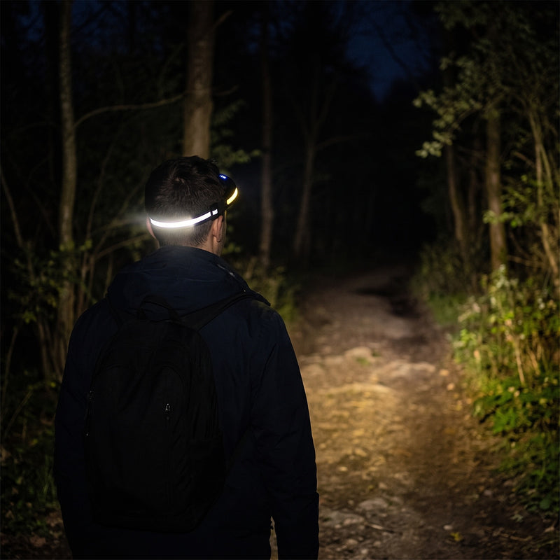 400 Lumen COB Headlamp 230 Degree Wide Beam Red Light Rechargeable, product photo 5